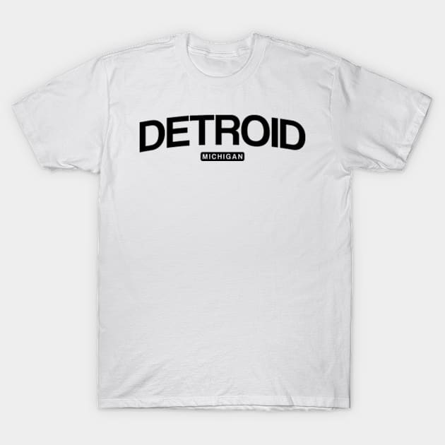 Detroit, Michigan T-Shirt by elegantelite